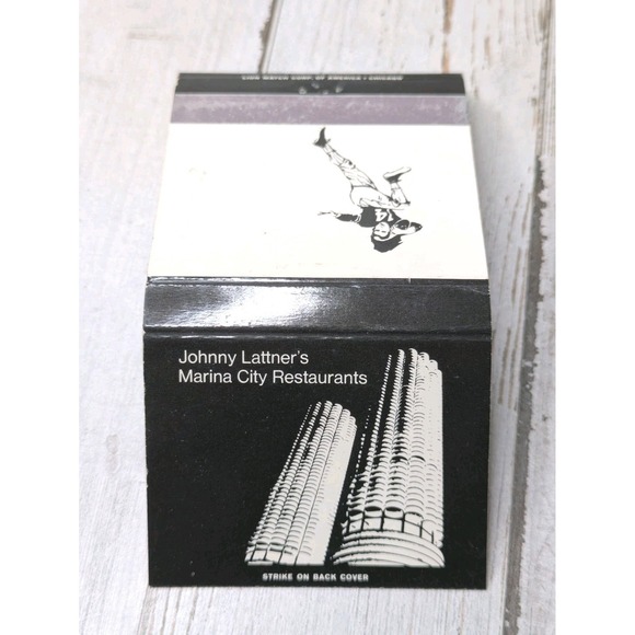 Other - Vintage Matchbook Cover Johnny Lattner's Marina City‎ Restaurants